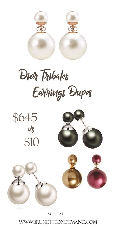 dior earrings dupes|Dior tribales earrings dupe.